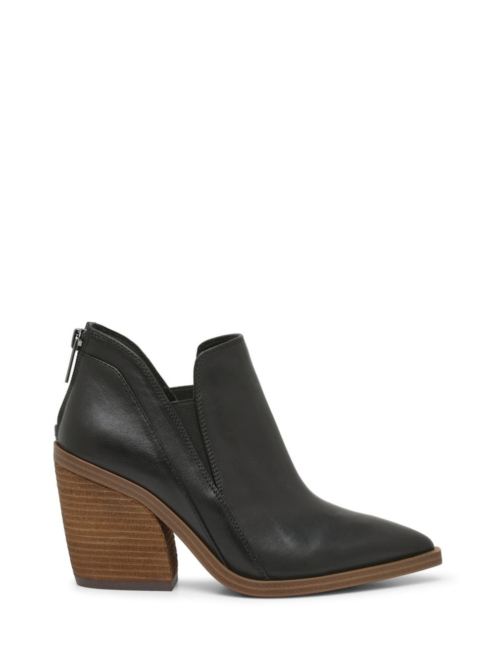 Vince Camuto Gradina Black Leather Bootie